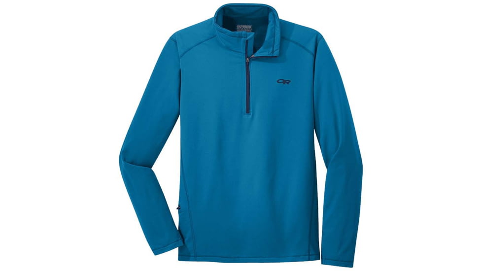 Outdoor Research Baritone Quarter Zip - Mens, Cascade, Extra Large, 2714571856009