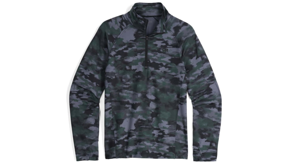 Outdoor Research Baritone Quarter Zip - Mens, Grove Camo, Extra Large, 3004982532009
