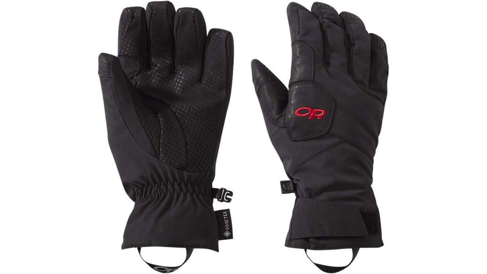 Outdoor Research BitterBlaze Aerogel Gloves - Womens, Black/Tomato, Medium, 2776201318007
