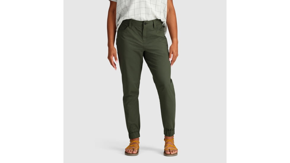 Outdoor Research Canvas Joggers - Womens, Verde, M, 3002742284007