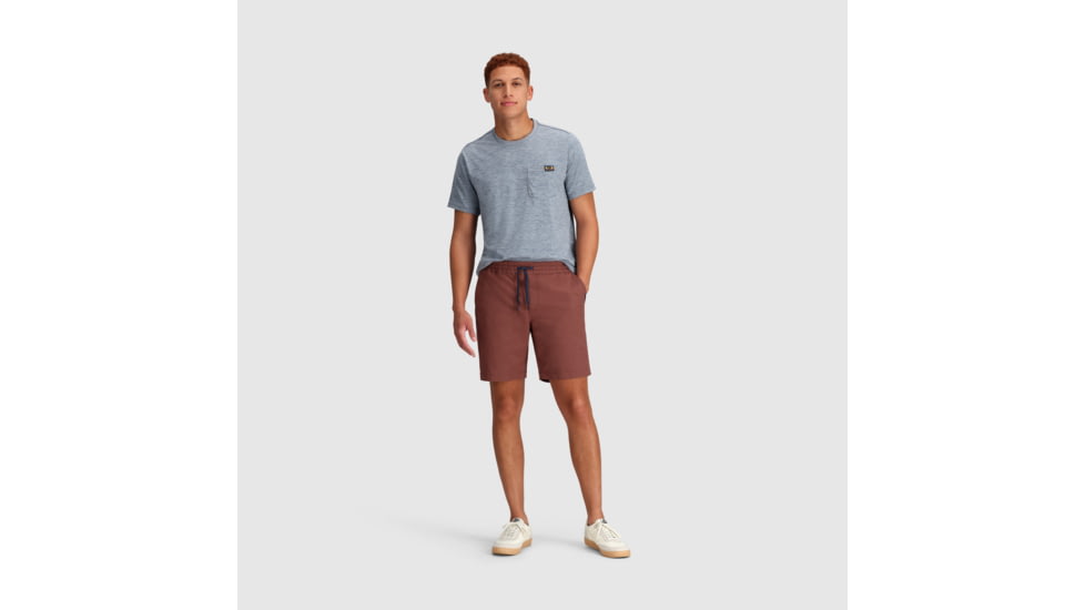 Outdoor Research Canvas Shorts - Mens, 8in Inseam, Brick, L, 3002550465008