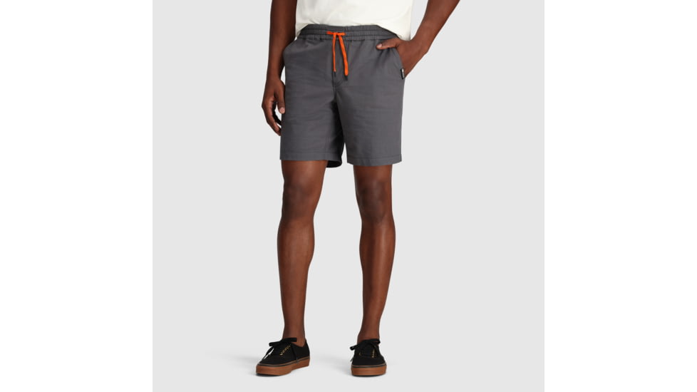Outdoor Research Canvas Shorts - Mens, 8in Inseam, Storm, L, 3002551288008