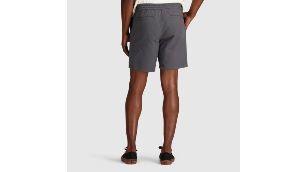Outdoor Research Canvas Shorts - Mens, 8in Inseam, Storm, L, 3002551288008