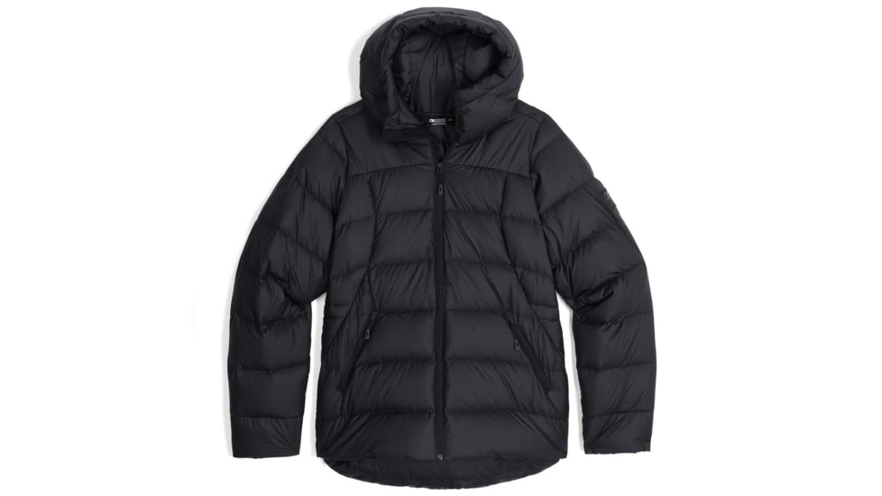 Outdoor Research Coldfront Down Hoodie - Womens, Solid Black, Extra Large, 2832021677009
