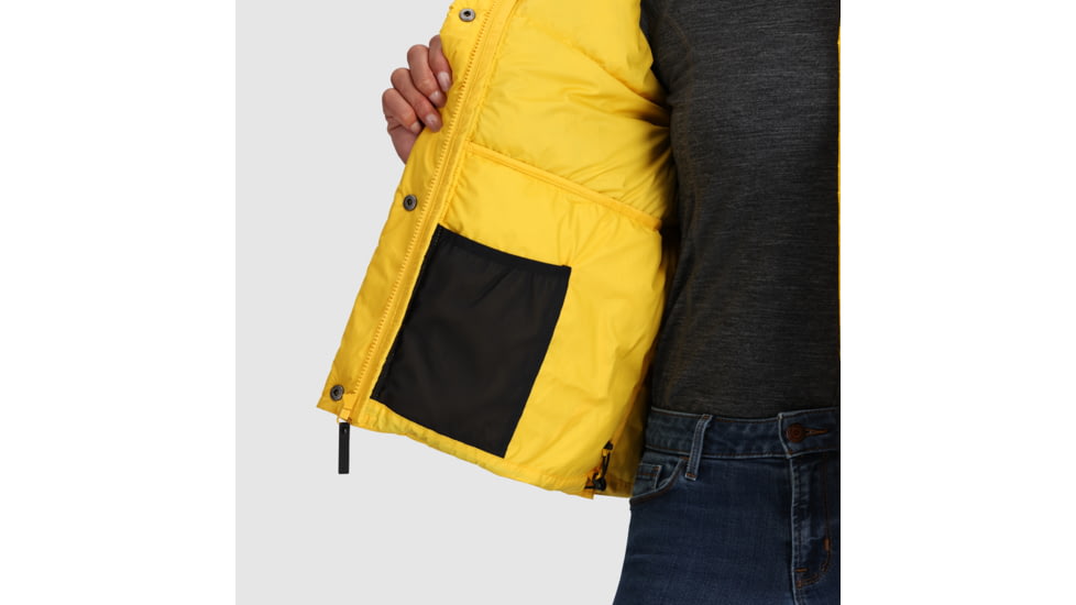 Outdoor Research Coldfront Down Jacket - Womens, Saffron, Medium, 2832011187007