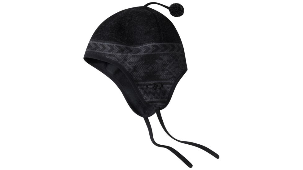 Outdoor Research Dakota Peruvian Hat, Black, Large, 2715250001008