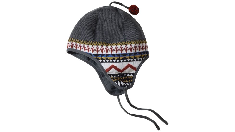 Outdoor Research Dakota Peruvian Hat, Charcoal, Large, 2715250890008