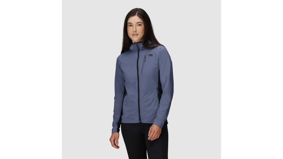 Outdoor Research Deviator Hoodie - Womens, Summit/Black, Medium, 3004742845007