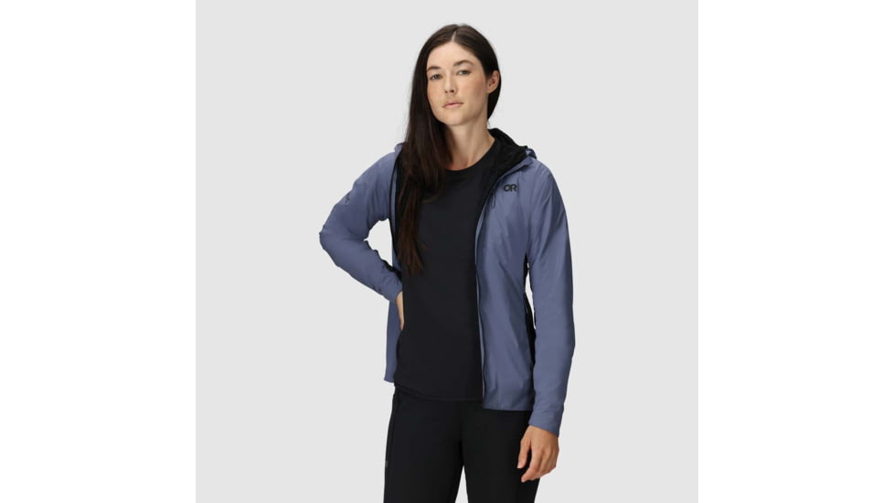 Outdoor Research Deviator Hoodie - Womens, Summit/Black, Medium, 3004742845007
