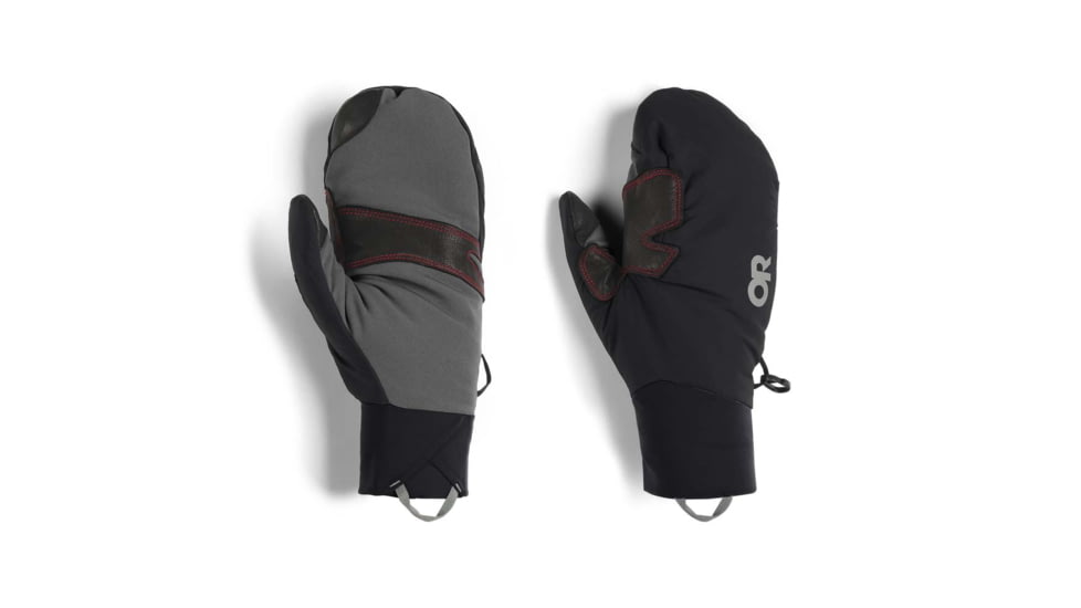 Outdoor Research Deviator Mitts, Black, Large, 3005480001008