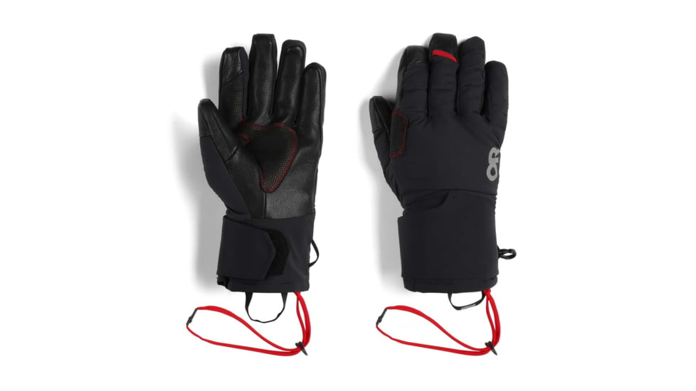 Outdoor Research Deviator Pro Gloves, Black, Large, 3005460001008