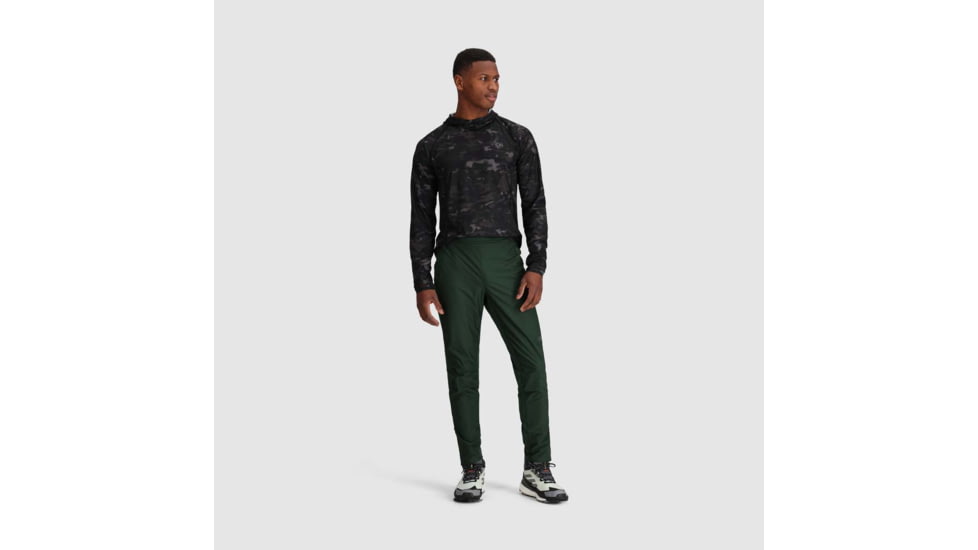 Outdoor Research Deviator Wind Pants - Mens, Grove, Small, 3005002445006
