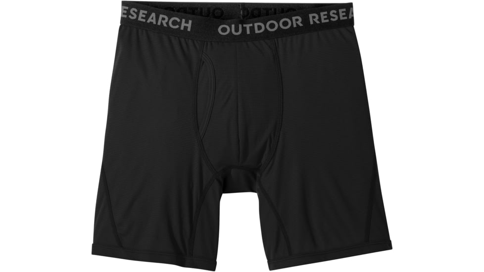 Outdoor Research Echo Boxer Briefs - Mens, Black, Small, 2876300001006