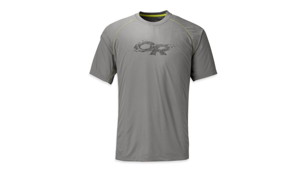 Echo Graphic Tee - Mens-Pewter/Charcoal-Large