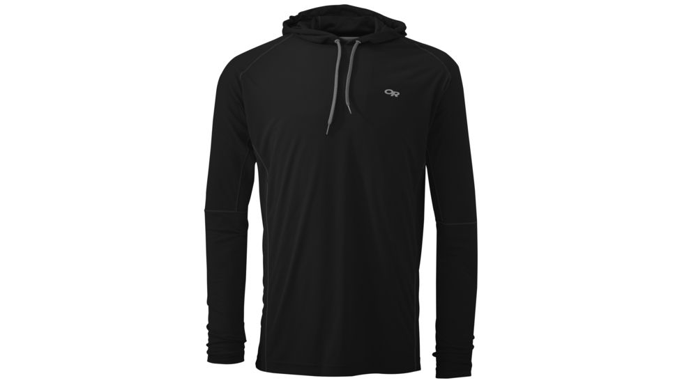 Outdoor Research Echo Hoody, Men's, Black/Pewter, S 244043-black/pewter-S