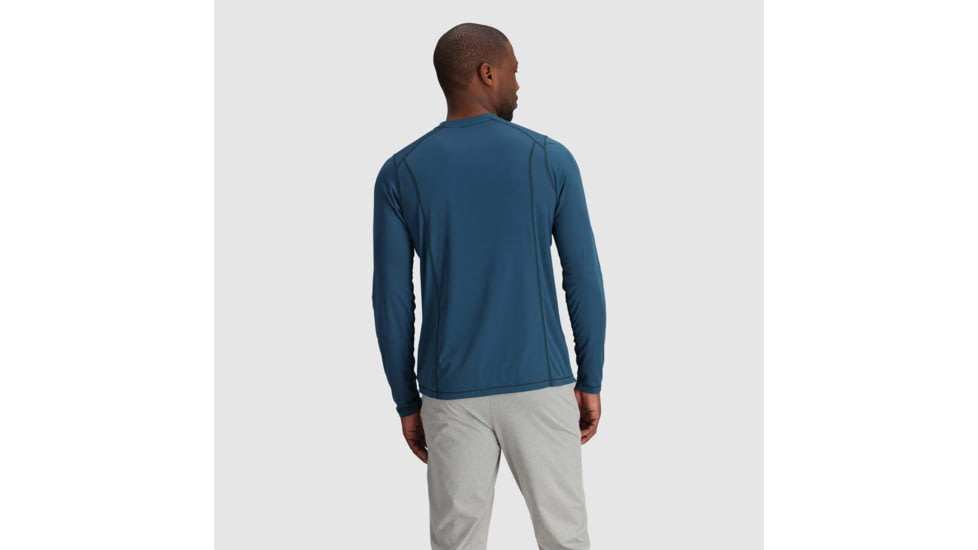 Outdoor Research Echo Long Sleeve Tee - Mens, Harbor, Small, 2876272447006