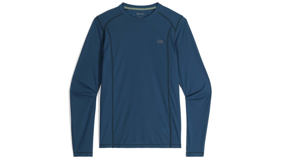 Outdoor Research Echo Long Sleeve Tee - Mens, Harbor, Small, 2876272447006