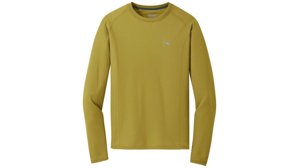 Outdoor Research Echo Long Sleeve Tee - Mens, Lichen, Small, 2714480697006