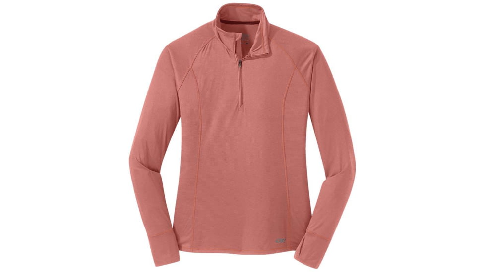 Outdoor Research Echo Quarter Zip - Womens, Alpenglow, Medium, 2714730562007
