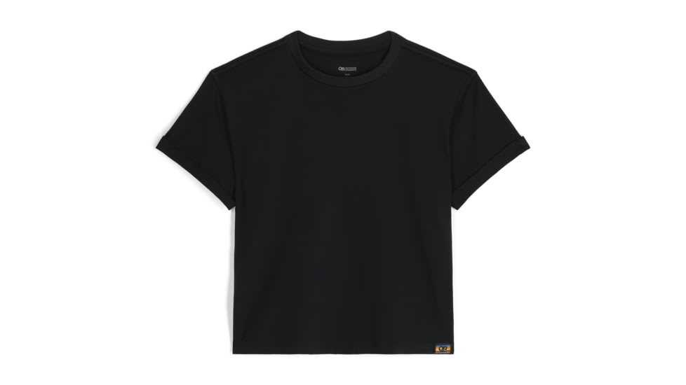 Outdoor Research Essential Boxy Tee - Womens, Black, XL, 3002620001009