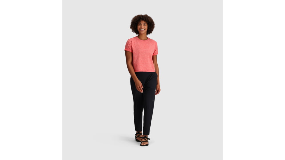 Outdoor Research Essential Boxy Tee - Womens, Rhubarb Heather, XL, 3002622408009