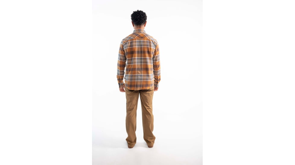 Outdoor Research Feedback Light Flannel Shirt - Mens, Bronze, Extra Large, 3001242442009