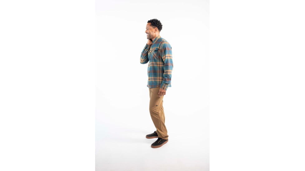 Outdoor Research Feedback Light Flannel Shirt - Mens, Harbor, Medium, 3001242447007