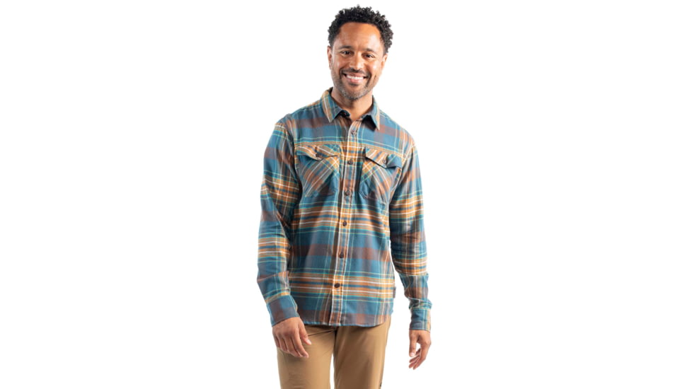 Outdoor Research Feedback Light Flannel Shirt - Mens, Harbor, Medium, 3001242447007