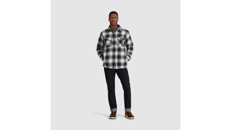 Outdoor Research Feedback Shirt Jacket - Mens, Black, Small, 3005120001006