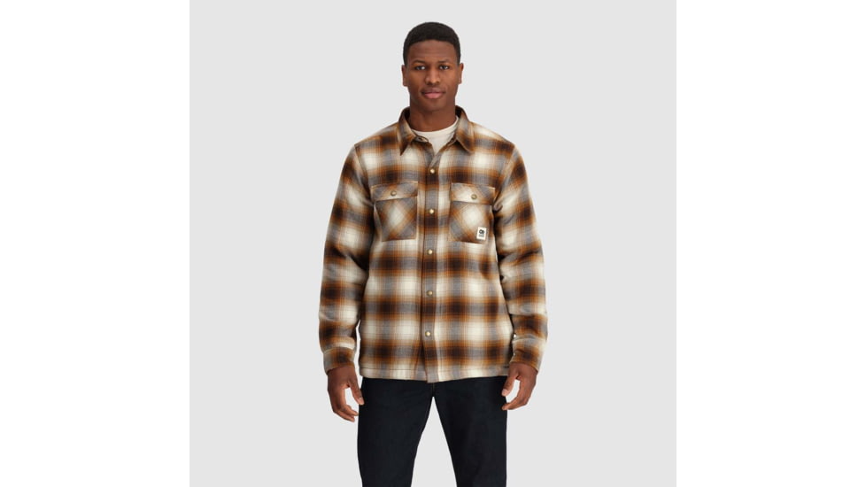 Outdoor Research Feedback Shirt Jacket - Mens, Bronze, 2XL, 3005122442010
