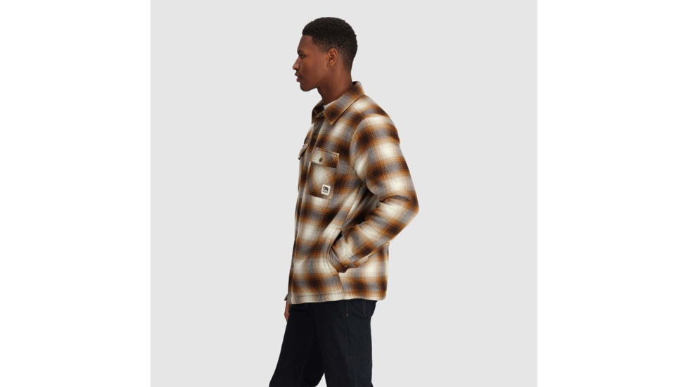 Outdoor Research Feedback Shirt Jacket - Mens, Bronze, 2XL, 3005122442010