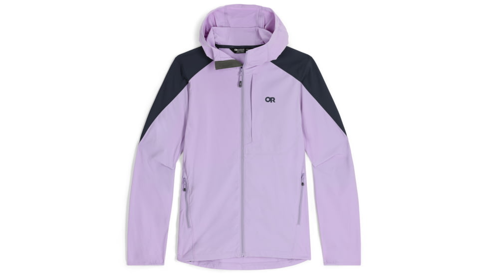 Outdoor Research Ferrosi Hoodie - Womens, Lavender/Naval Blue, L, 2876242364008