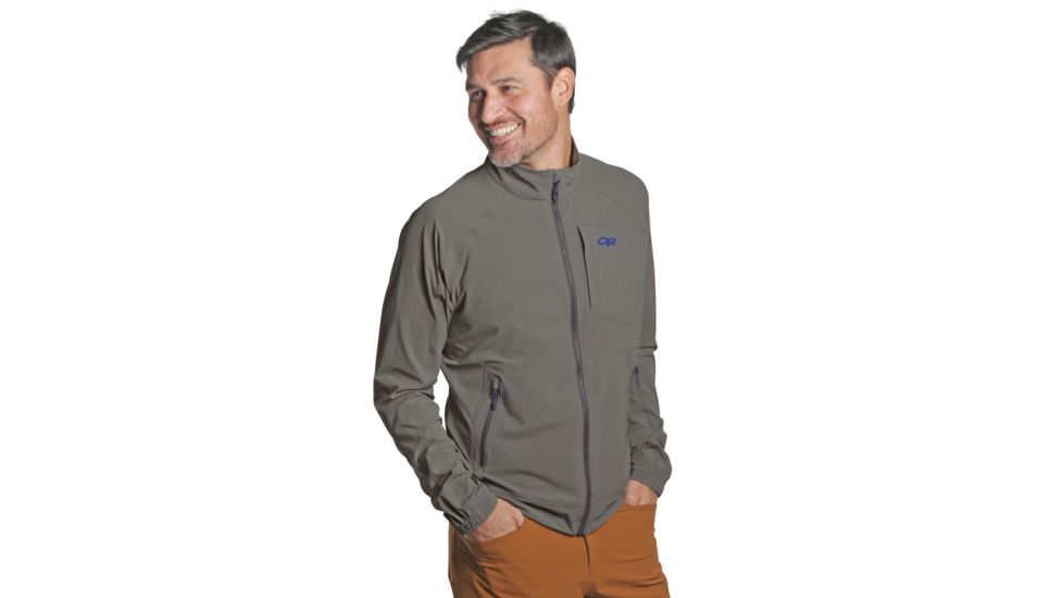 Outdoor Research Ferrosi Jacket - Mens, Pewter, Large, 2691720008008