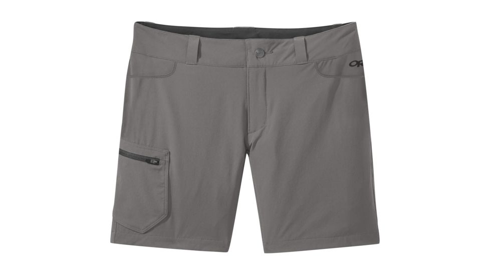 Outdoor Research Ferrosi Shorts -5in - Womens, Pewter, 12, 2691950008301