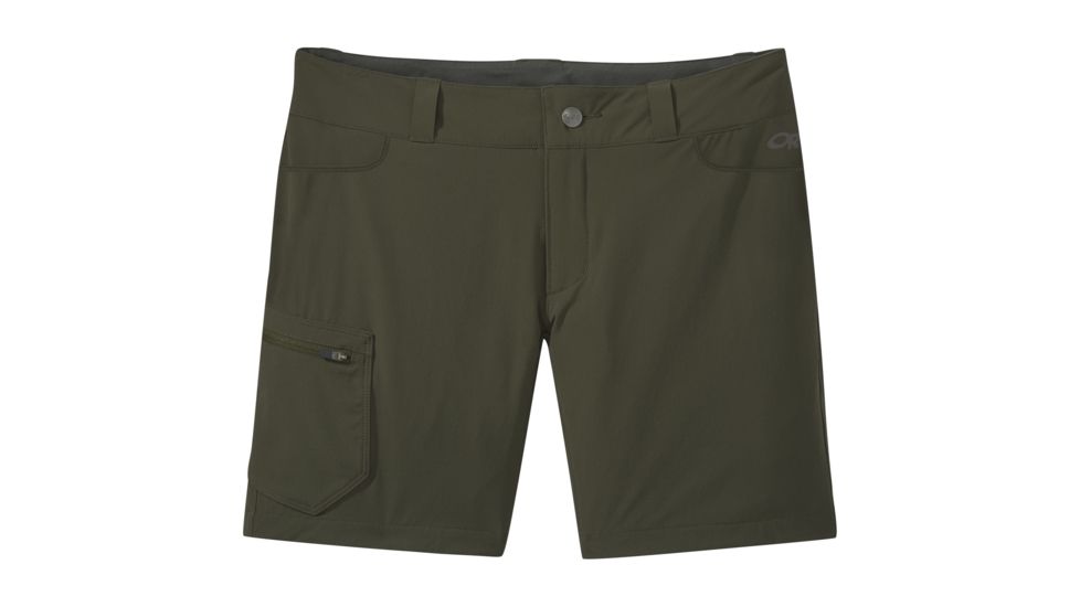Outdoor Research Ferrosi Shorts -7in - Womens, Fatigue, 0, 2691960740289
