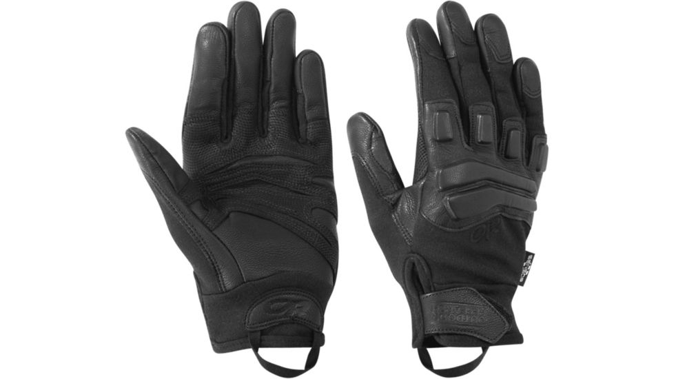 Outdoor Research Firemark Sensor Gloves - Mens, All Black, Small, 2527510111006