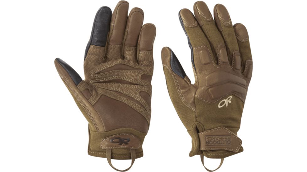 Outdoor Research Firemark Sensor Gloves - Mens, Coyote, Small, 2527510014006
