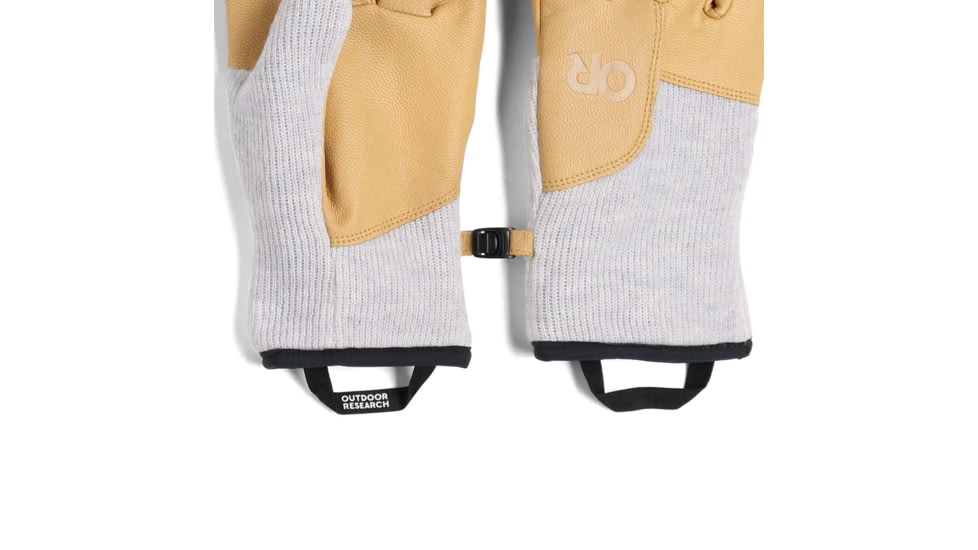 Outdoor Research Flurry Driving Gloves - Womens, Grey Heather, Medium, 3005541050007