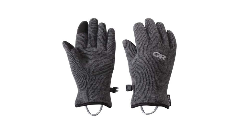 Outdoor Research Flurry Sensor Gloves - Womens, Charcoal, Large, 2448880890008