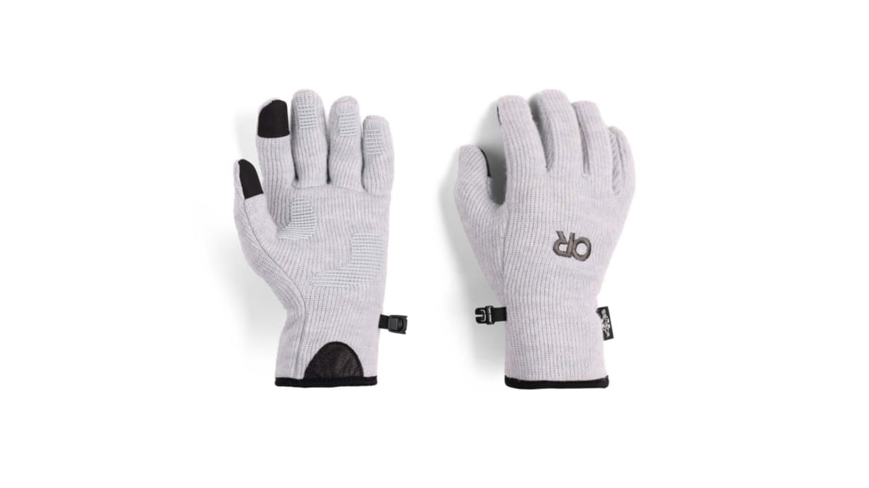 Outdoor Research Flurry Sensor Gloves - Womens, Grey Heather, Large, 2448881050008