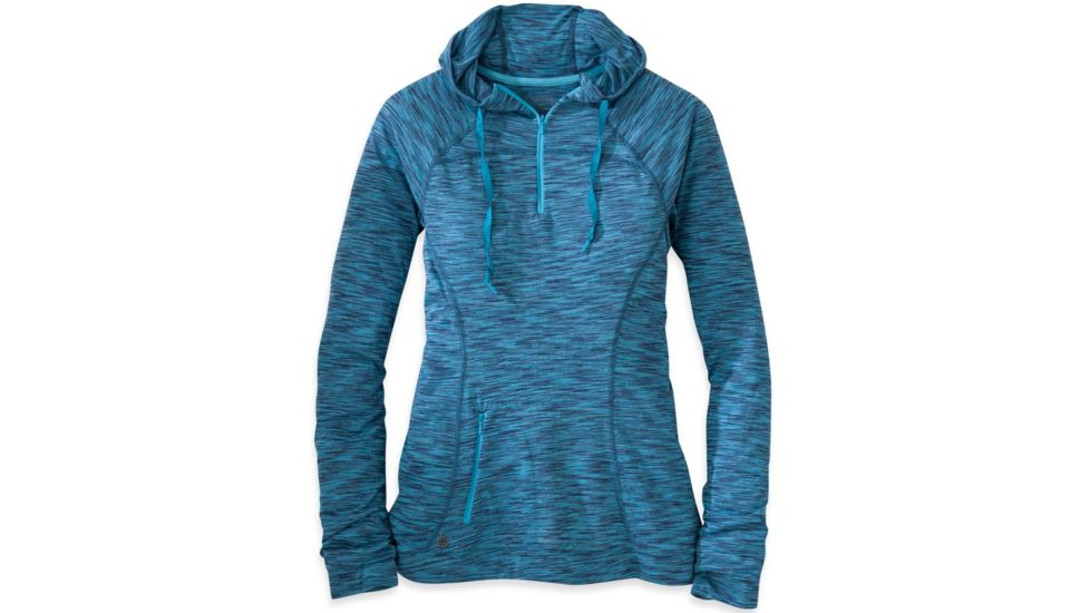 Outdoor Research Flyway Zip Hoody - Womens-Cornflower/Rio-Large