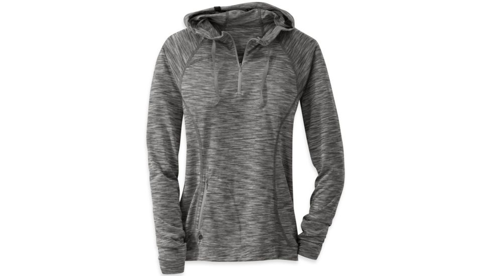 Outdoor Research Flyway Zip Hoody - Women's-Pewter/Alloy-X-Small