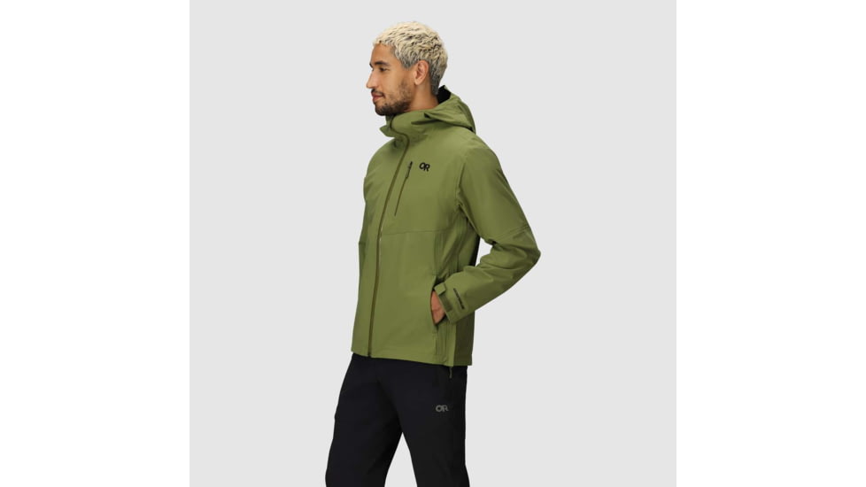Outdoor Research Foray 3L Jacket - Mens, Green, Large, 3220880737008