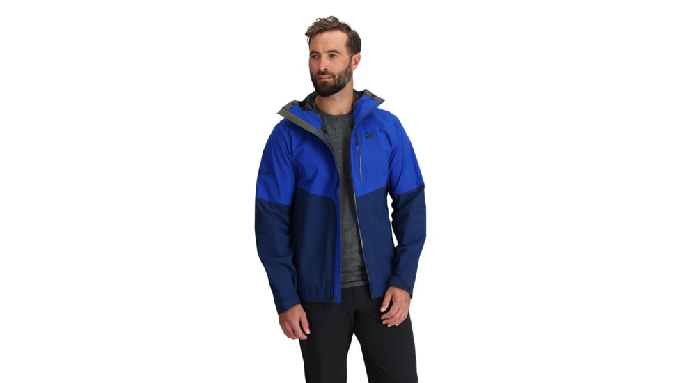 Outdoor Research Foray 3L Jacket - Mens, Topaz/Cenote, Small, 3220882737-S