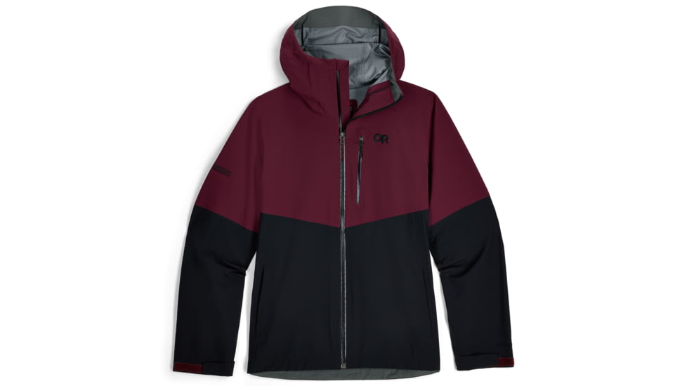 Outdoor Research Foray 3L Jacket - Mens, Winterberry/Black, Small, 3220882942006