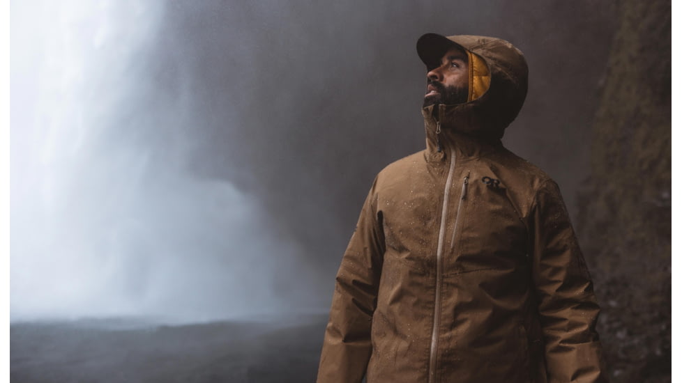 Outdoor Research Foray II Jacket - Mens, Coyote, Small, 3008860014006