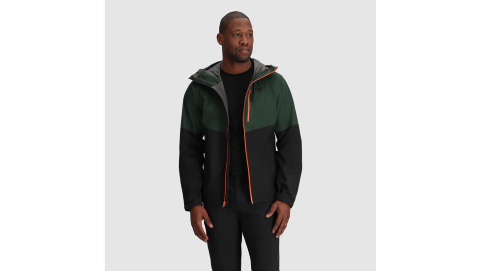 Outdoor Research Foray II Jacket - Mens, Grove/Black, Large, 2876152630008