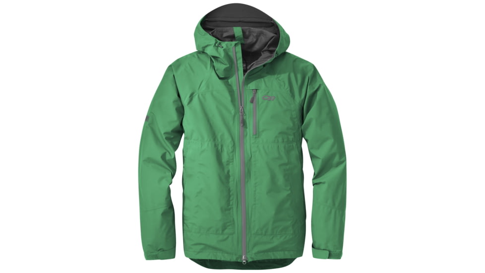 Outdoor Research Foray Jacket, Men's, Aloe/Charcoal, XXL 242926-aloe/charcoal-XXL