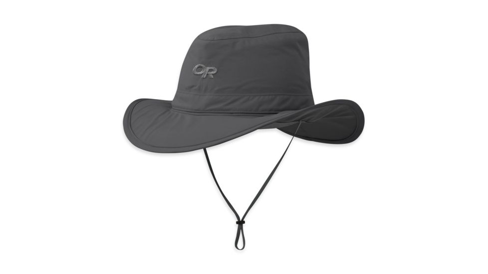 Ghost Rain Hat - Mens-Charcoal-Medium