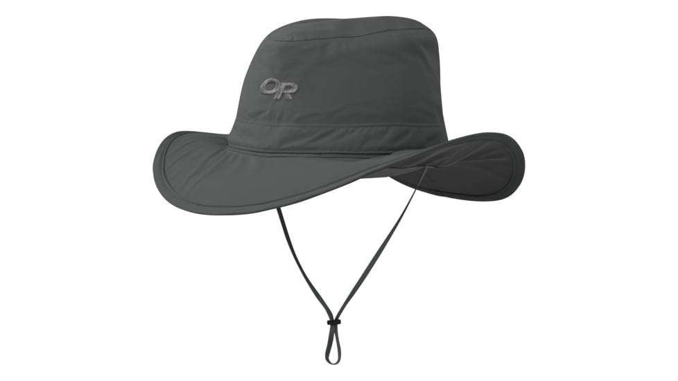 Outdoor Research Ghost Rain Hat, Unisex, Charcoal, XS 243519-charcoal-XS